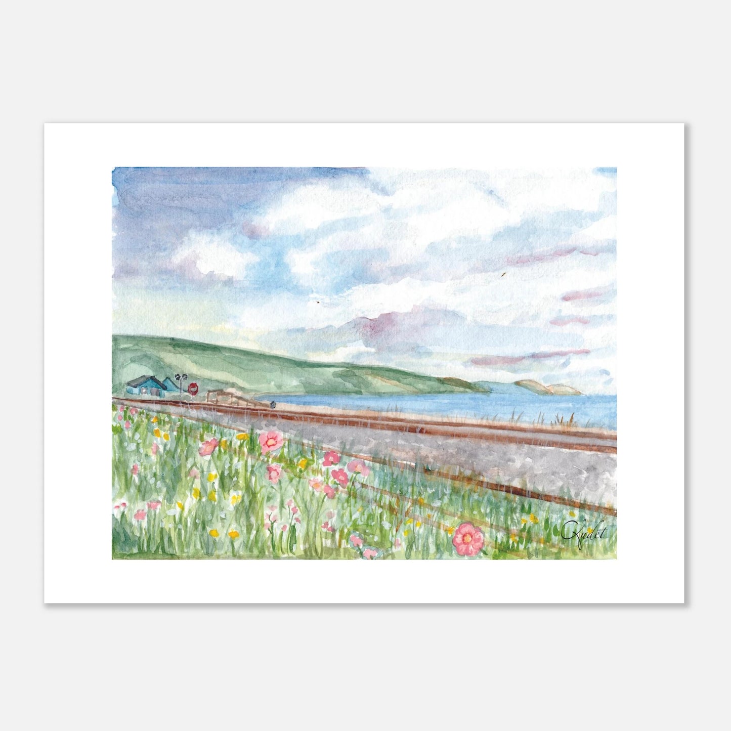 The Floral Track to Saint-Irénée | Art Print