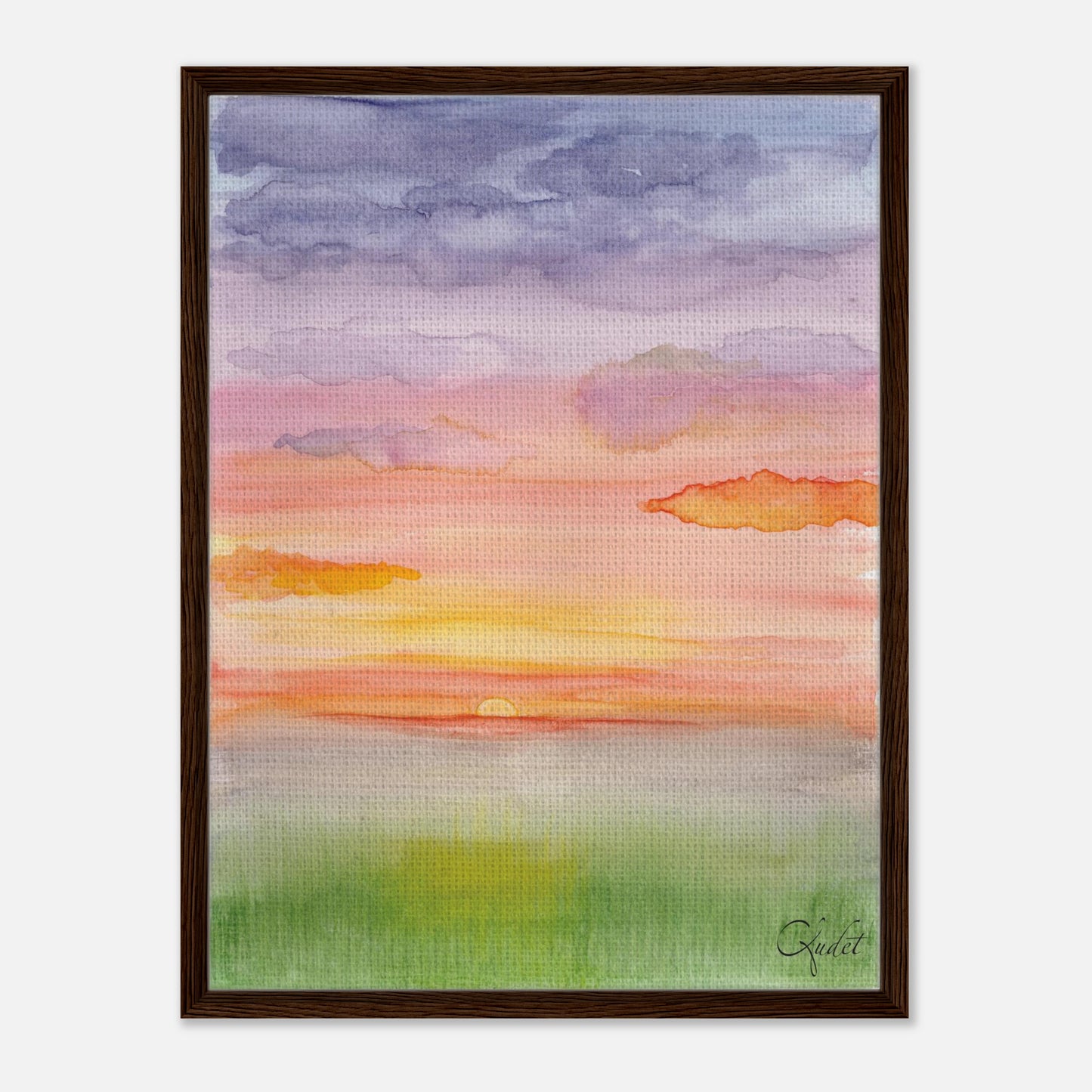 Horizon d’espoir - Toile encadrée