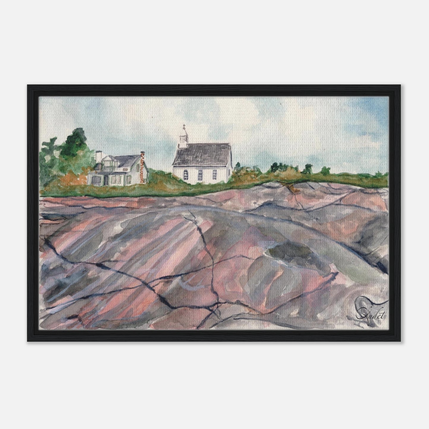 Quiet Strength of Port-au-Persil | Canvas