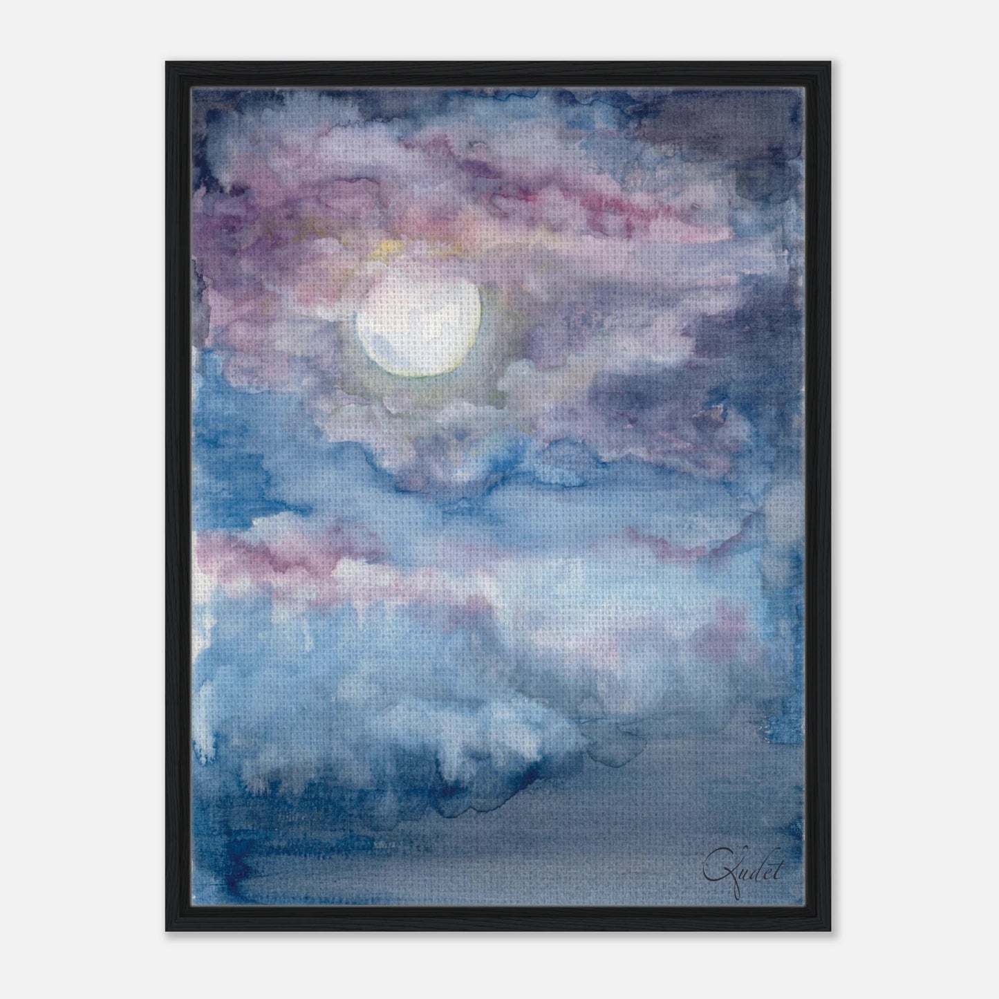Veil of Night - Framed Canvas
