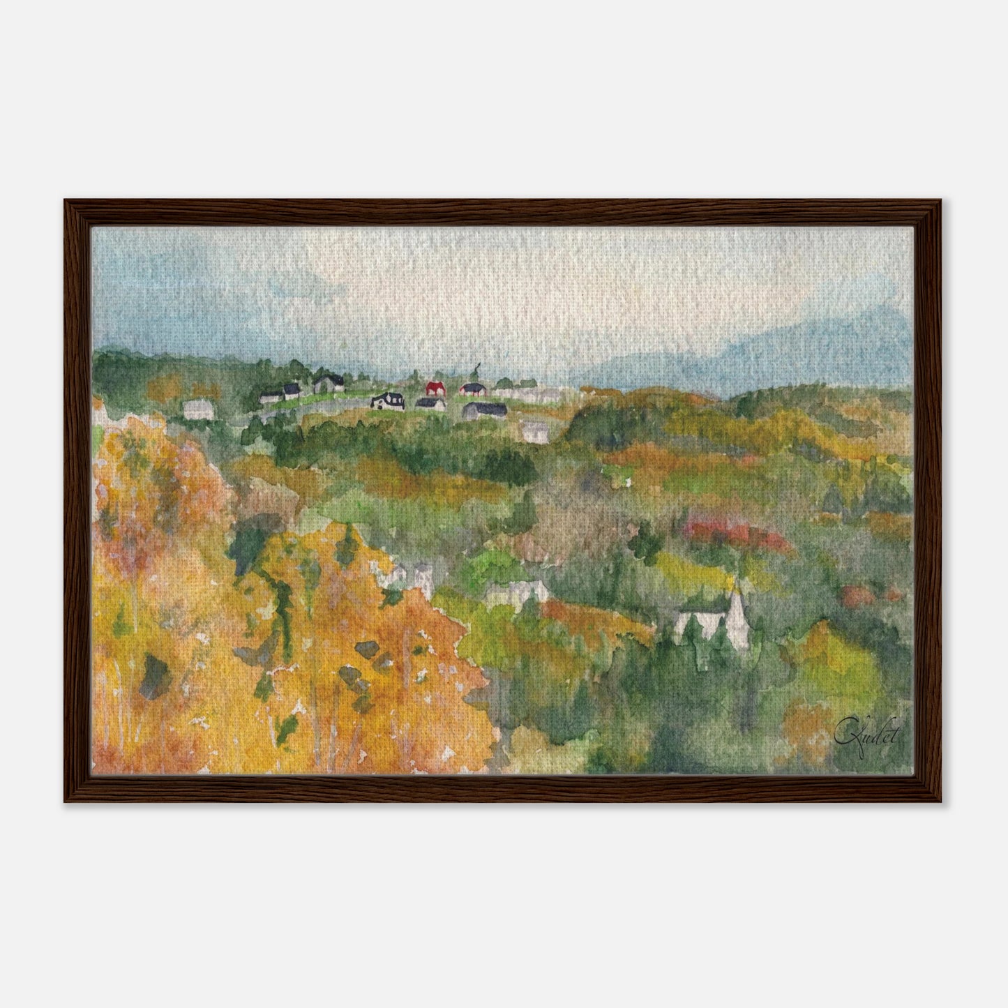 Saint-Irénée haut en couleur - Toile encadée