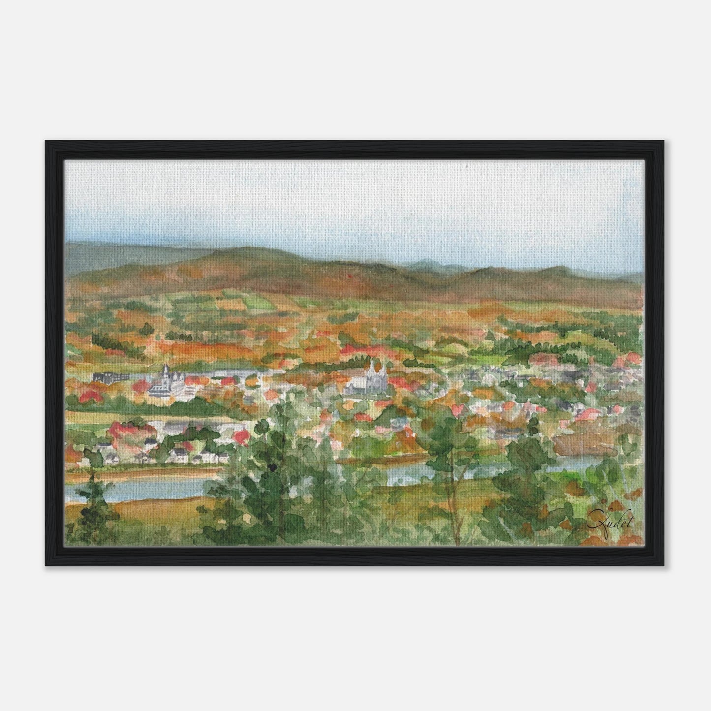 Autumn Serenity in Baie-Saint-Paul | Canvas