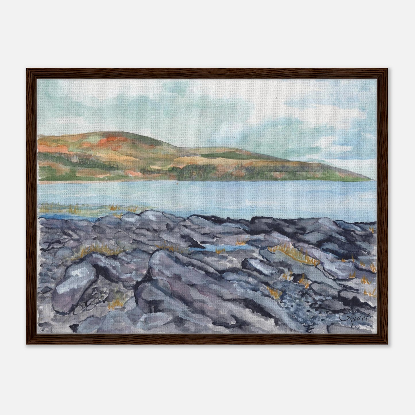 Rivage à Cap-aux-Oies - Toile encadée