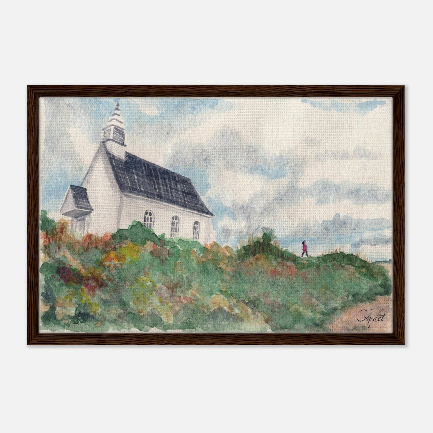 Sérénité à Port-au-Persil - Toile encadée