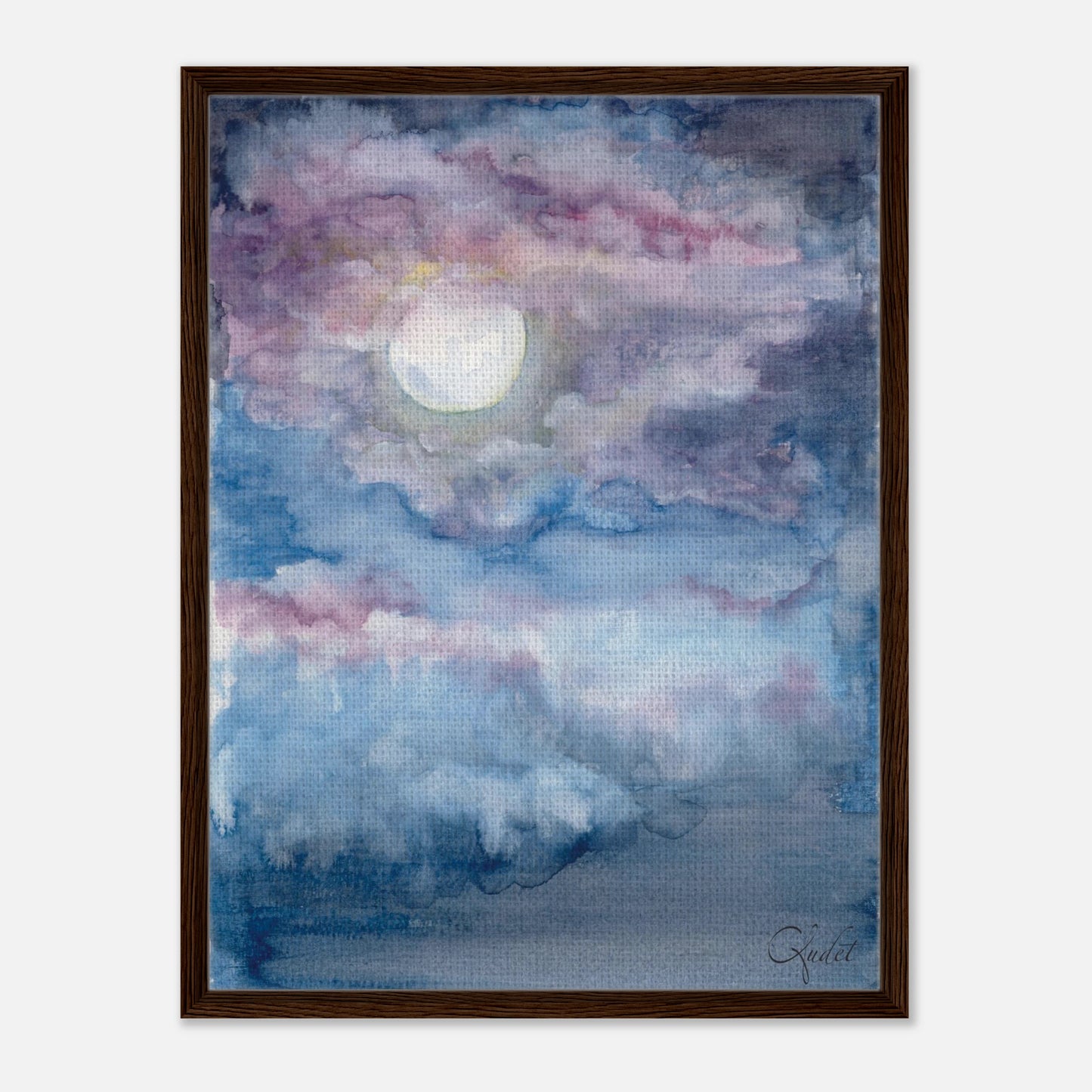 Veil of Night - Framed Canvas
