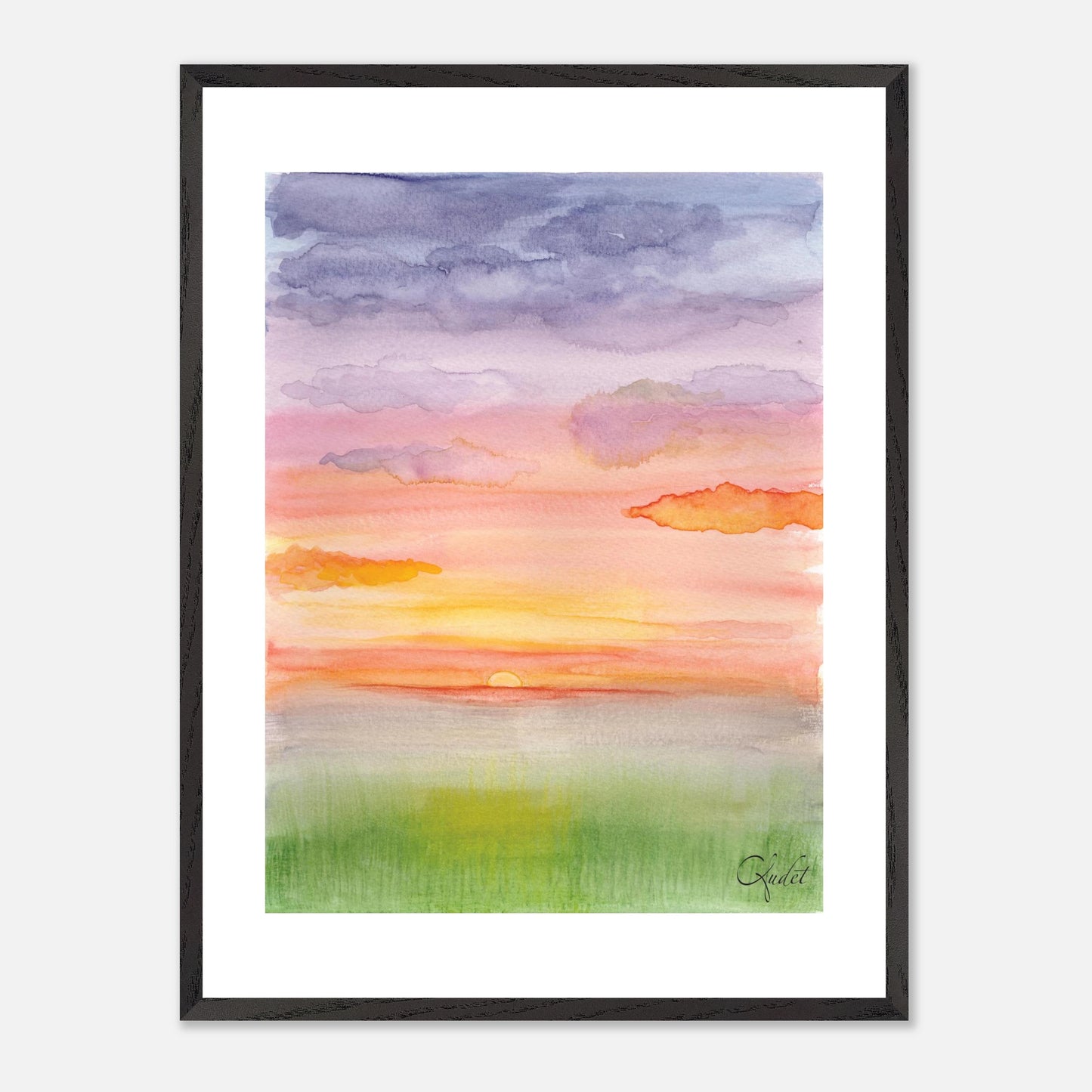 Horizon d’espoir - Affiche encadrée