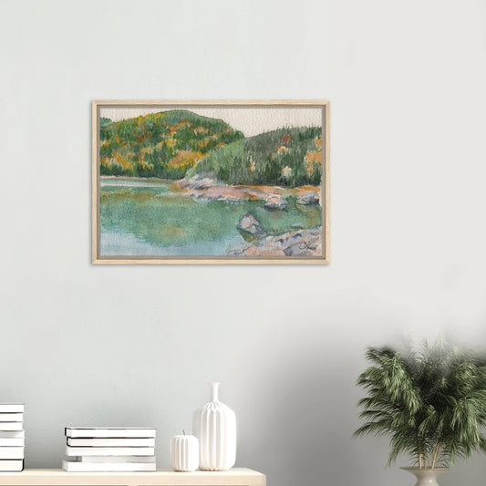 Reflections of Baie-des-Rochers | Canvas