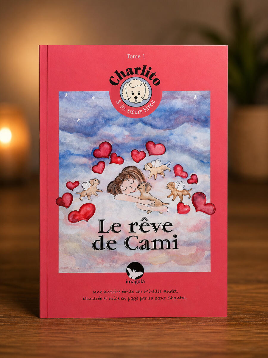 Le rêve de Cami — Livre jeunesse illustré Couverture du livre jeunesse Le rêve de Cami
