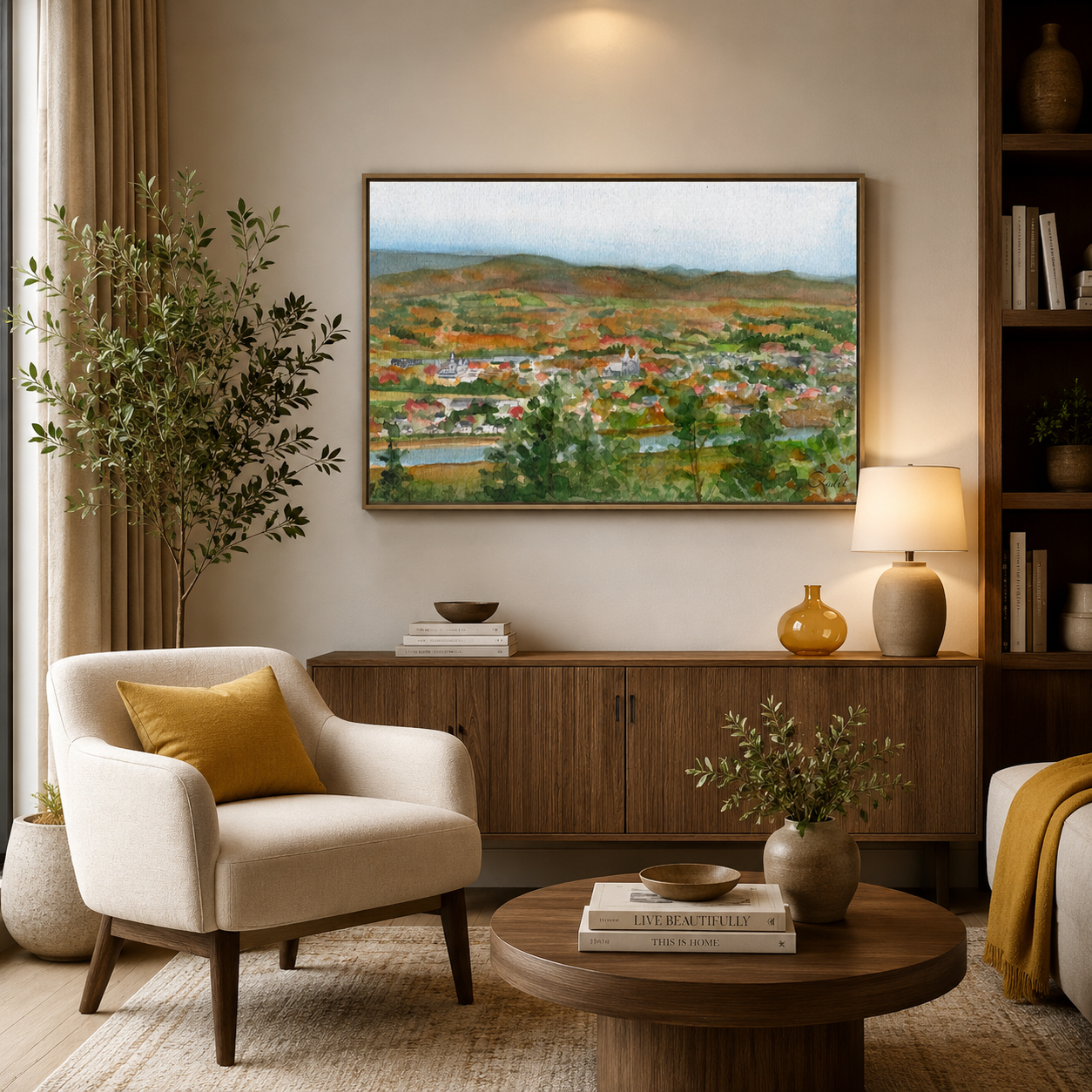 Autumn Serenity in Baie-Saint-Paul | Canvas