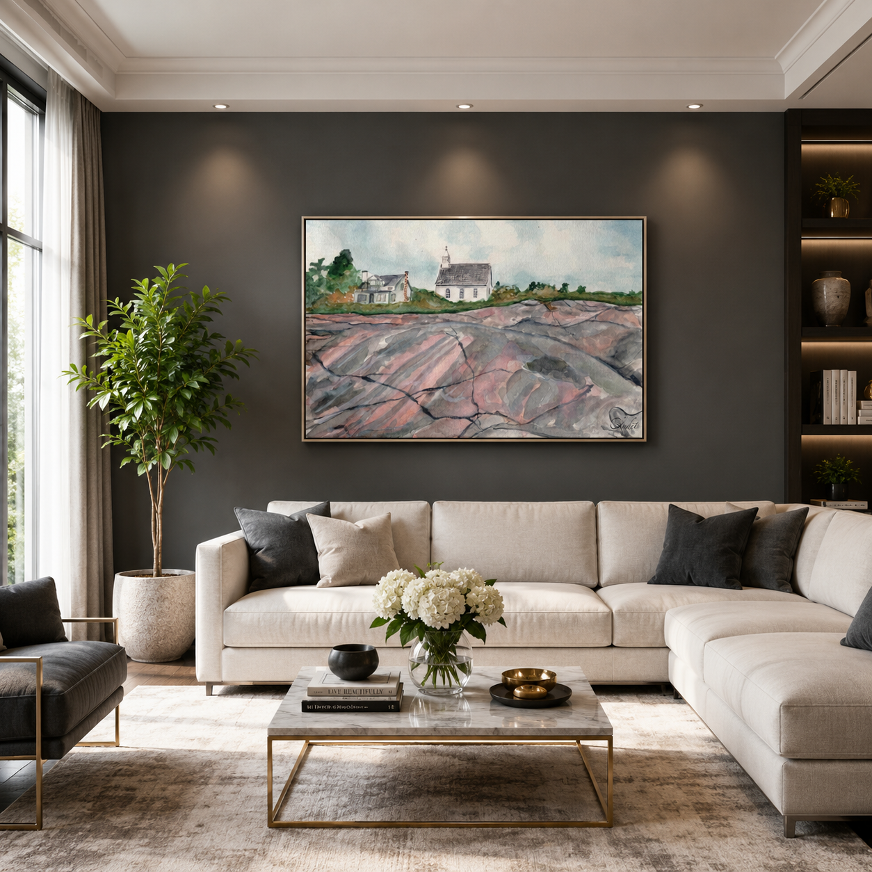Quiet Strength of Port-au-Persil | Canvas