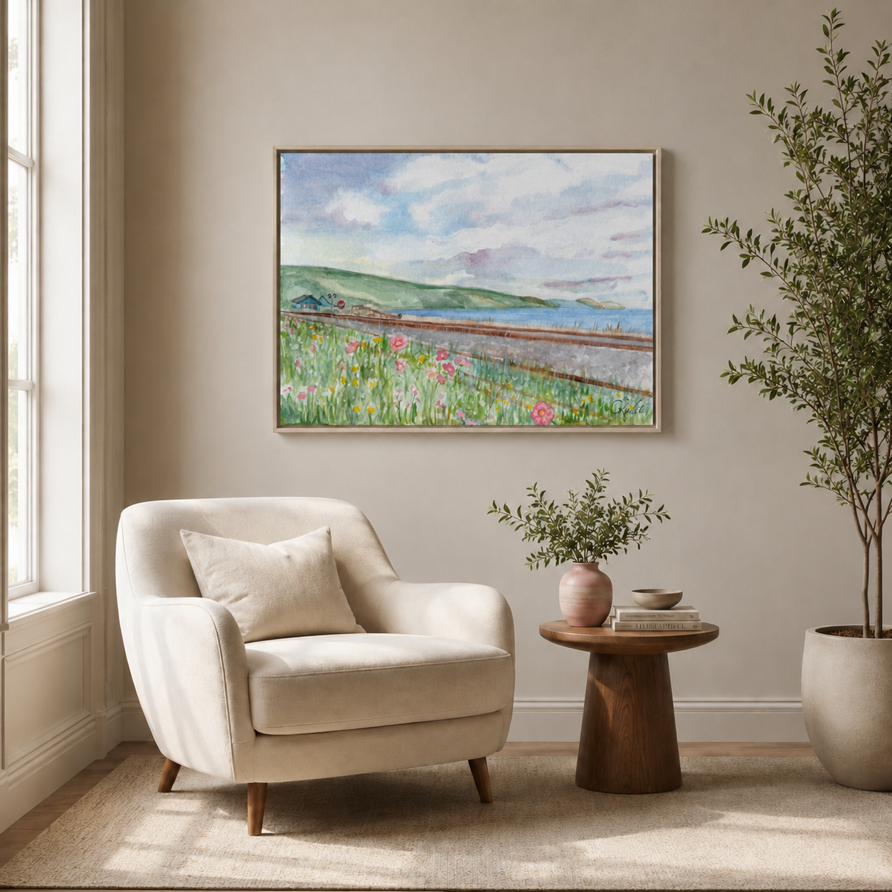 The Floral Track to Saint-Irénée | Canvas