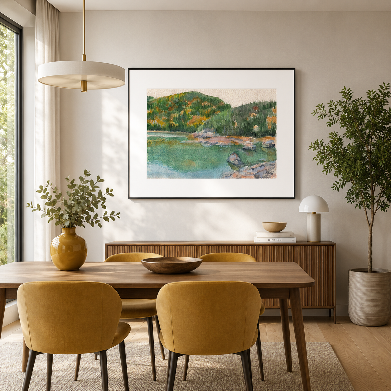 Reflections of Baie-des-Rochers | Art Print