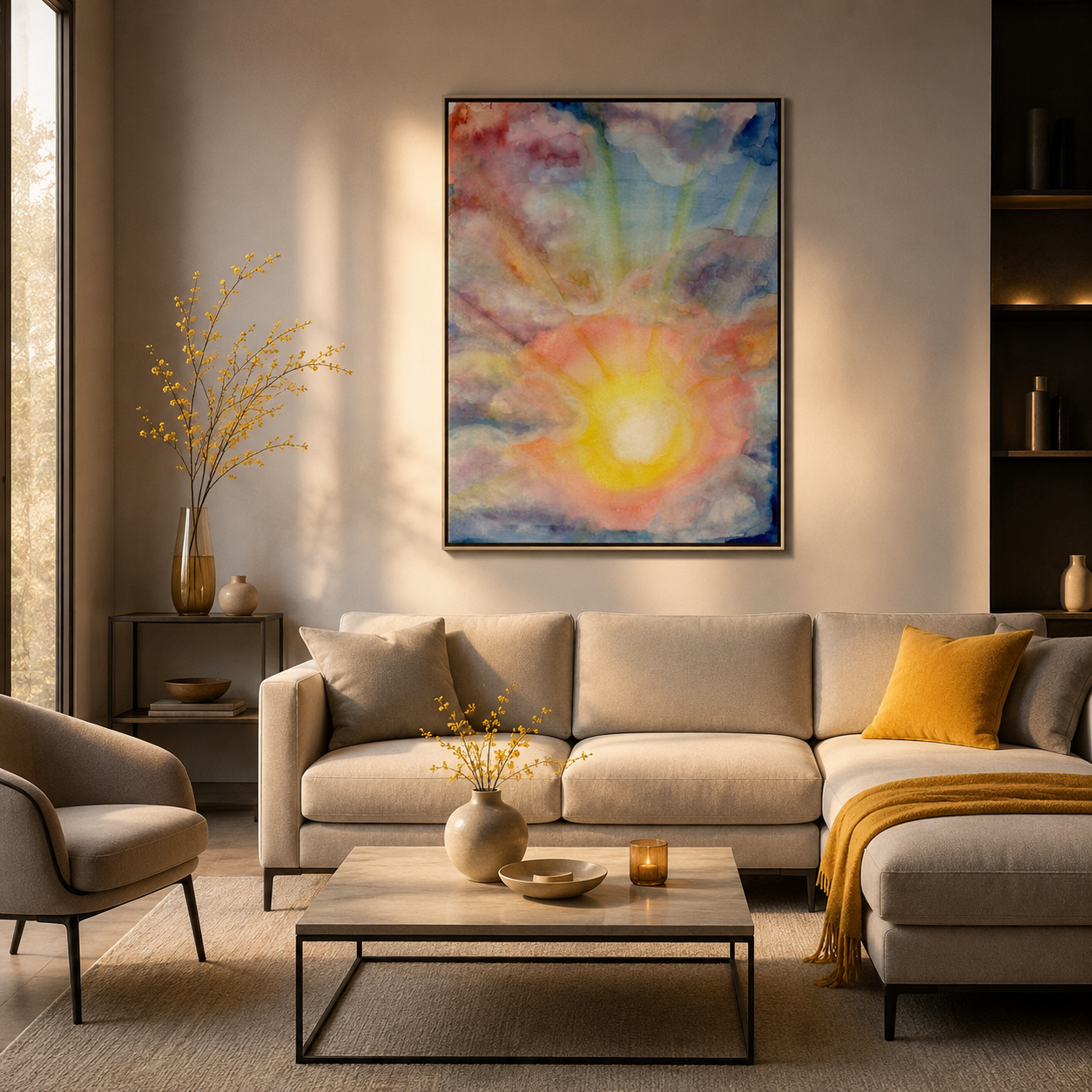 Burst of Light | Canvas